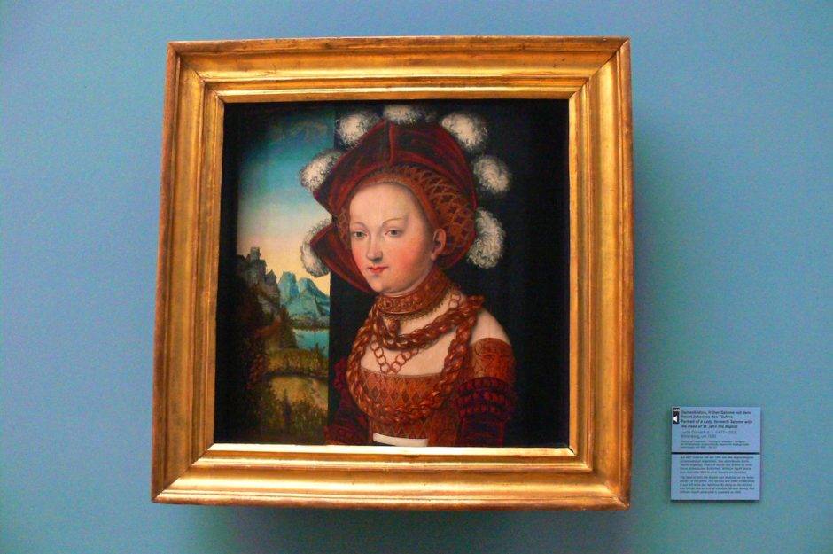 «Портрет дамы». Лукас Кранах-старший, 1530.