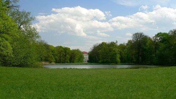Пагоденбургское озеро парка Нимфенбург