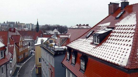 Бавария. Кемптен (Kempten). Черепичные крыши Кемптена.